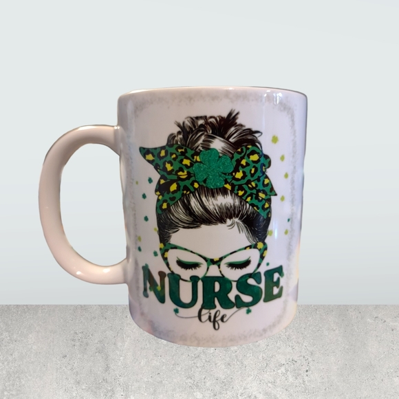 Nurse Life"  Handcrafted Ceramic Mug - Picture 4 of 4